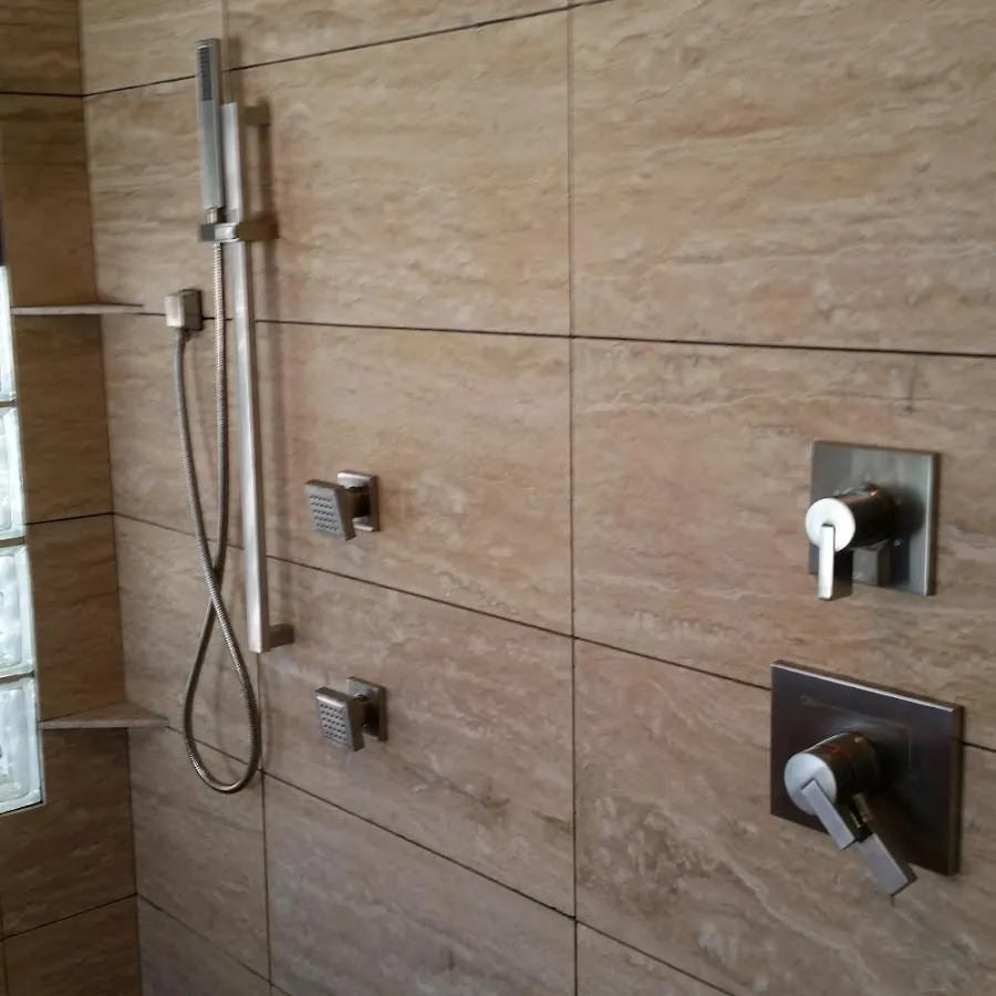 Shower fixture installation for Gas Line Repair in Canton